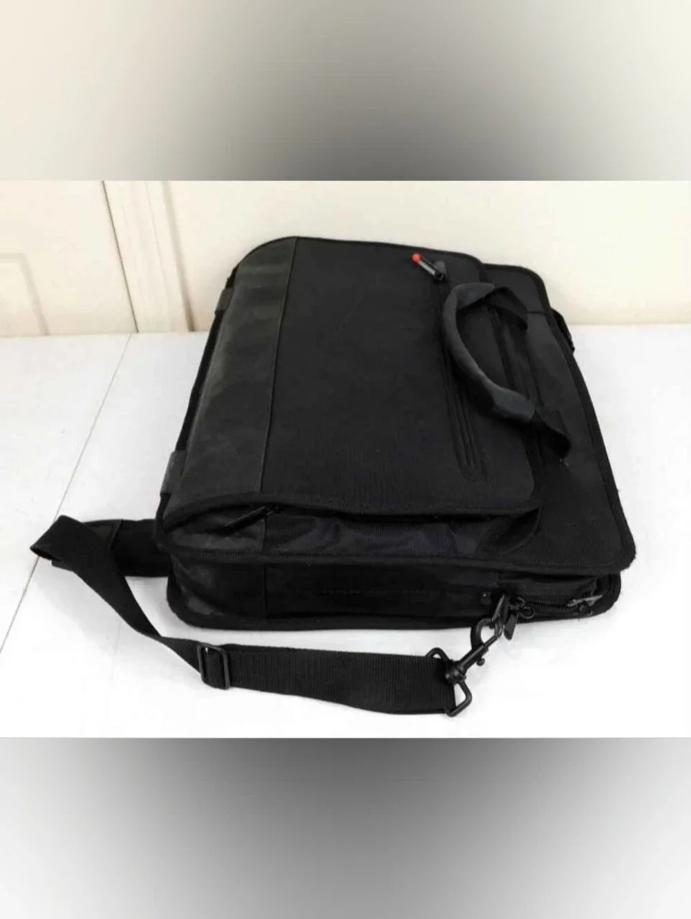 Black Men's Briefcase Laptop Bag - IBM Thinkpad Vintage